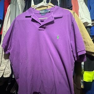 Ralph Lauren Purple Polo Shirt for Men